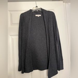 LOFT gray open cardigan sweater size XS